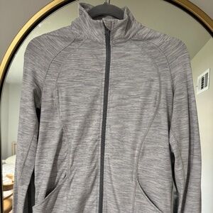 Lululemon Sunshine Salutation Jacket 6 Heather Grey